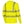 Pioneer high visibility yellow long sleeve shirt with reflective stripes viewed from the back