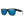 Smith Optics sunglasses with matte black frames and blue reflective lenses