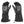 509 black leather gauntlet gloves with grey palm reinforcement and 3M Thinsulate insulation