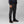 FjallRaven dark grey trousers worn with black leather hiking boots