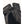 Close up of black Hestra leather glove cuff with knitted detail