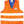 HyperKewl orange high visibility cooling vest with reflective stripes
