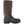 Brown and dark brown waterproof rubber work boot