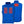 Mobile Warming blue quilted heated vest showing front and back heating elements