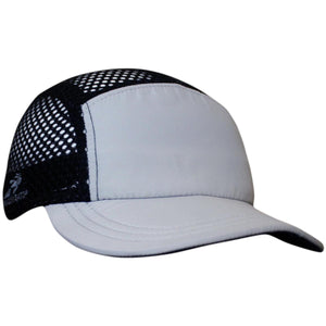 Headsweats white and black mesh performance cap