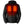 ActionHeat black hooded puffer jacket with glowing orange chest heating elements
