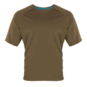 Mobile Cooling olive green short sleeve crew neck performance shirt