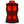 ActionHeat black heated vest with glowing orange heating elements on chest and neck