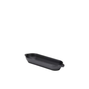Snow Peak cast iron oval serving dish