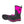 Muck black and hot pink mid-calf rubber boot with lug sole