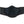 Black neoprene face mask with orange stitching and velcro side fasteners