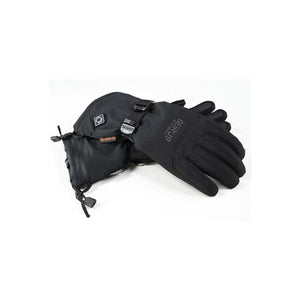 Seirus Heat Touch black heated gloves with adjustable wrist straps
