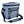Polar Bear soft cooler bag in grey with black trim and adjustable shoulder strap