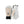 Hestra white and beige leather ski gloves with black cuff