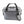 AO Coolers silver soft cooler bag with black handles and shoulder strap
