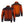 Venture Heat black heated jacket showing internal heating elements on front and back