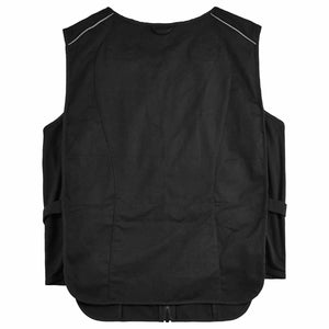 Back view of black Chill-Its cooling vest