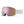Smith Optics white snow goggles with pink reflective lens