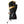 Lenz black and yellow heated mitten with wrist strap and power cable