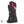 509 black heated glove with pink and blue accents and clim8 technology