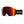 Smith Optics snow goggles with a red mirrored lens and black strap