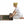 Woman kneeling and rolling up a HealthyLine gemstone mat