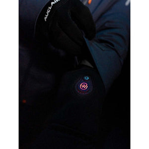Auclair heated glove with illuminated power button on the wrist