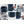 Fjallraven blue backpack showing various storage compartments and features
