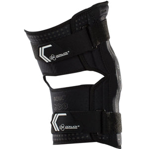 DonJoy Bionic knee brace with black fabric straps and side support