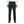 Black Diamond black technical pants with integrated belt and zippered pockets