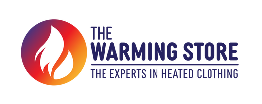 The Warming Store logo with a flame icon