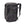 Back view of Thule black backpack showing padded shoulder straps and mesh back panel