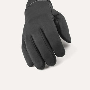 SealSkinz black waterproof glove on a plain background