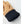 Tan Hestra leather glove with black ribbed cuff