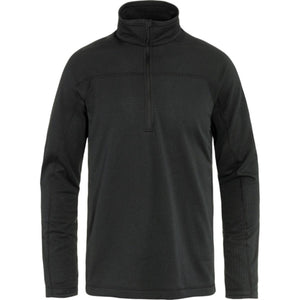 FjallRaven black long sleeve quarter zip fleece pullover