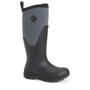 Muck grey and black tall rubber work boot