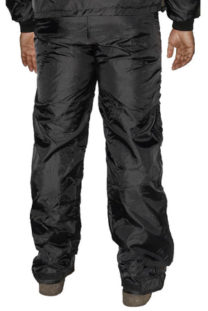 California Heat black insulated motorcycle pants
