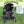 Rear view of stroller showing adjustable seat straps