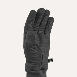 SealSkinz black glove with textured grip palm and fingers