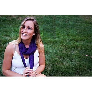Nano-Ice Cooling Necklace + Scarf | 2+ Hours of Cooling Relief - Purple