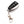 Glovii remote control with power and three intensity level buttons on a metal keychain