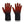 Pair of black heated gloves with power button and battery indicator on the wrist
