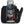 Open black ski boot bag with packed winter gear and ski boots
