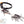 Black Diamond crampon with metal spikes and heel strap