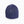 Mission navy blue beanie with three small white triangular reflective accents