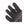 Glovii black glove with silicone grip dots on fingers and pull tabs