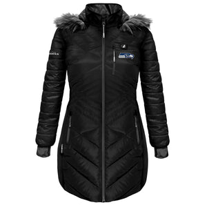 ActionHeat Seattle Seahawks 5V Women's Long Puffer Battery Heated Jacket