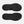 Under Armour black shoe outsoles with lugged tread pattern