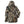 Back view of DSG Outerwear hooded jacket in tree bark camouflage pattern
