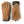 Tan leather Hestra gloves with black wrist straps and logo patch
